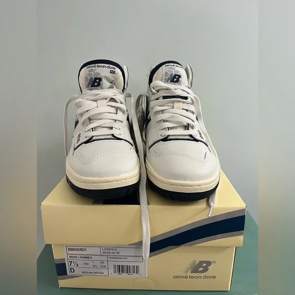 NIB New Balance 650R x Aime Leon Dore Sneakers BB650RD1 Men’s 7.5 rare find